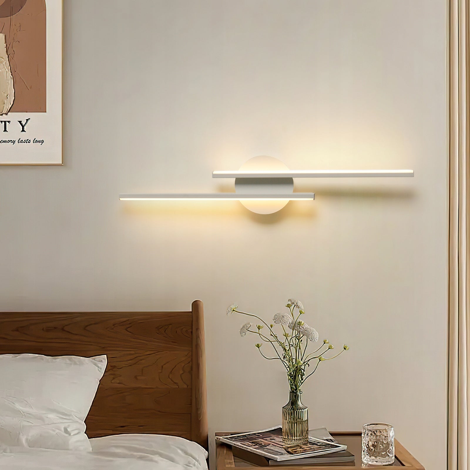 KINKIET BIAŁY LAMPA SCIENNA LED 3000K NOWOCZESNA DO SALONU 24W 60CM Manufacturer code 30876918