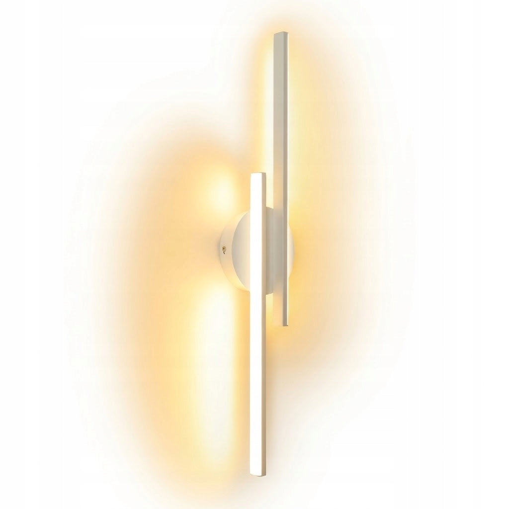 KINKIET BIAŁY LAMPA SCIENNA LED 3000K NOWOCZESNA DO SALONU 24W 60CM Packaging status original
