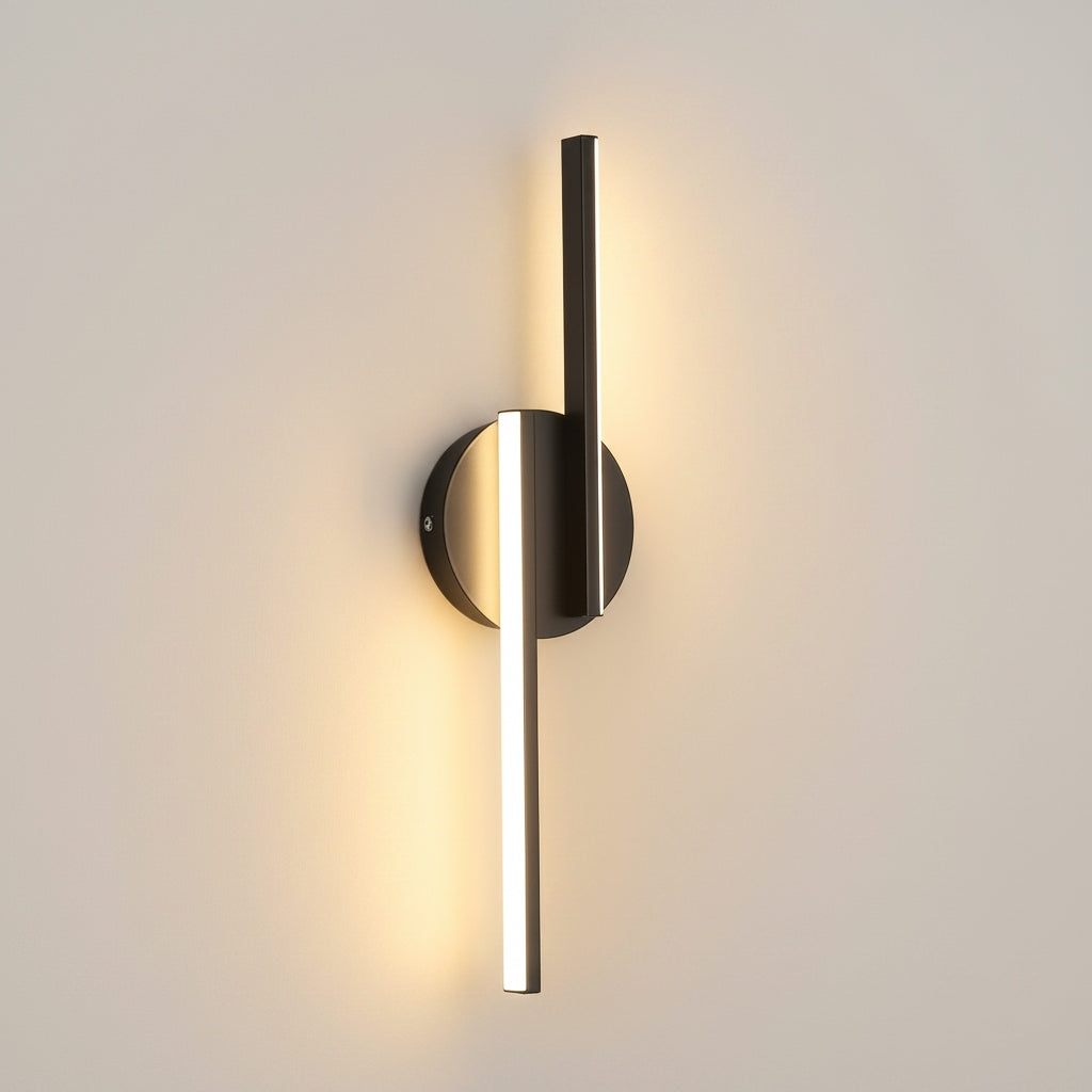 KINKIET CZARNA LAMPA ŚCIENNA LED NOWOCZESNA SALONU KORYTARZ 45CM 16W 3000K Packaging status original