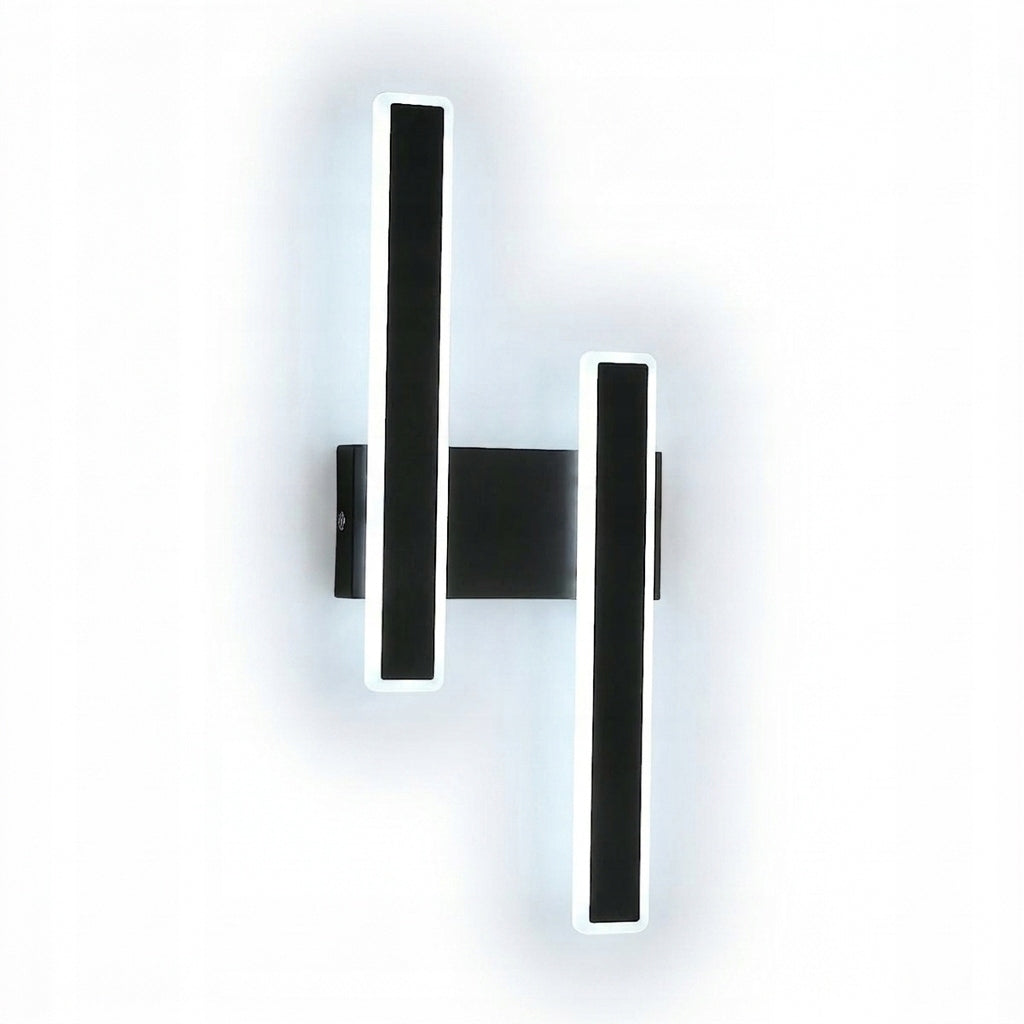 KINKIET CZARNA LAMPA SCIENNA LED NOWOCZESNY DO SALONU KORYTARZ 6500K 32W Packaging status original