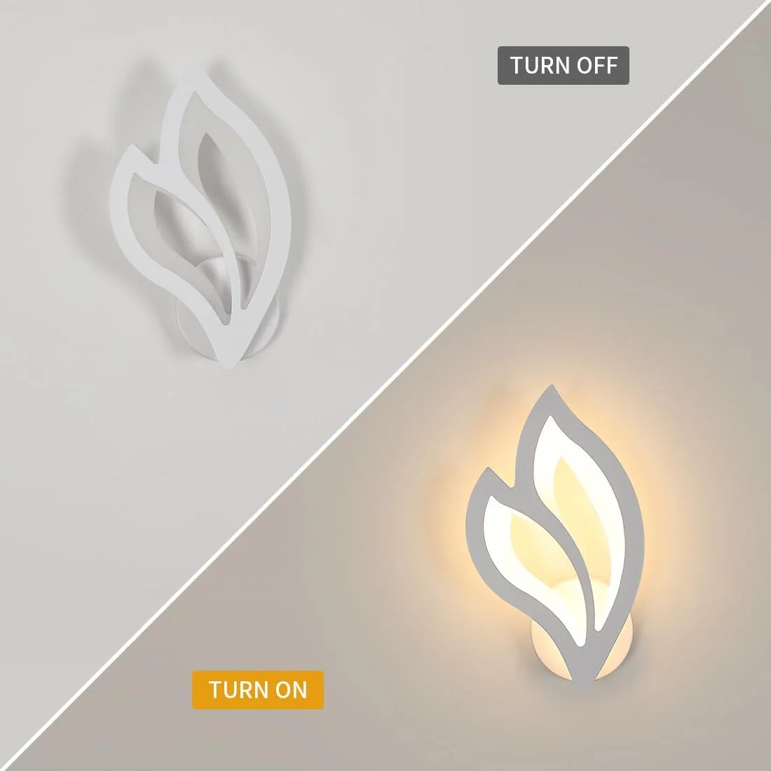 KINKIET LED LAMPA SCIENNA BIAŁY KREATYWNA NOWOCZESNA DO SALONU 3000K 13W EAN (GTIN) 06926826300374