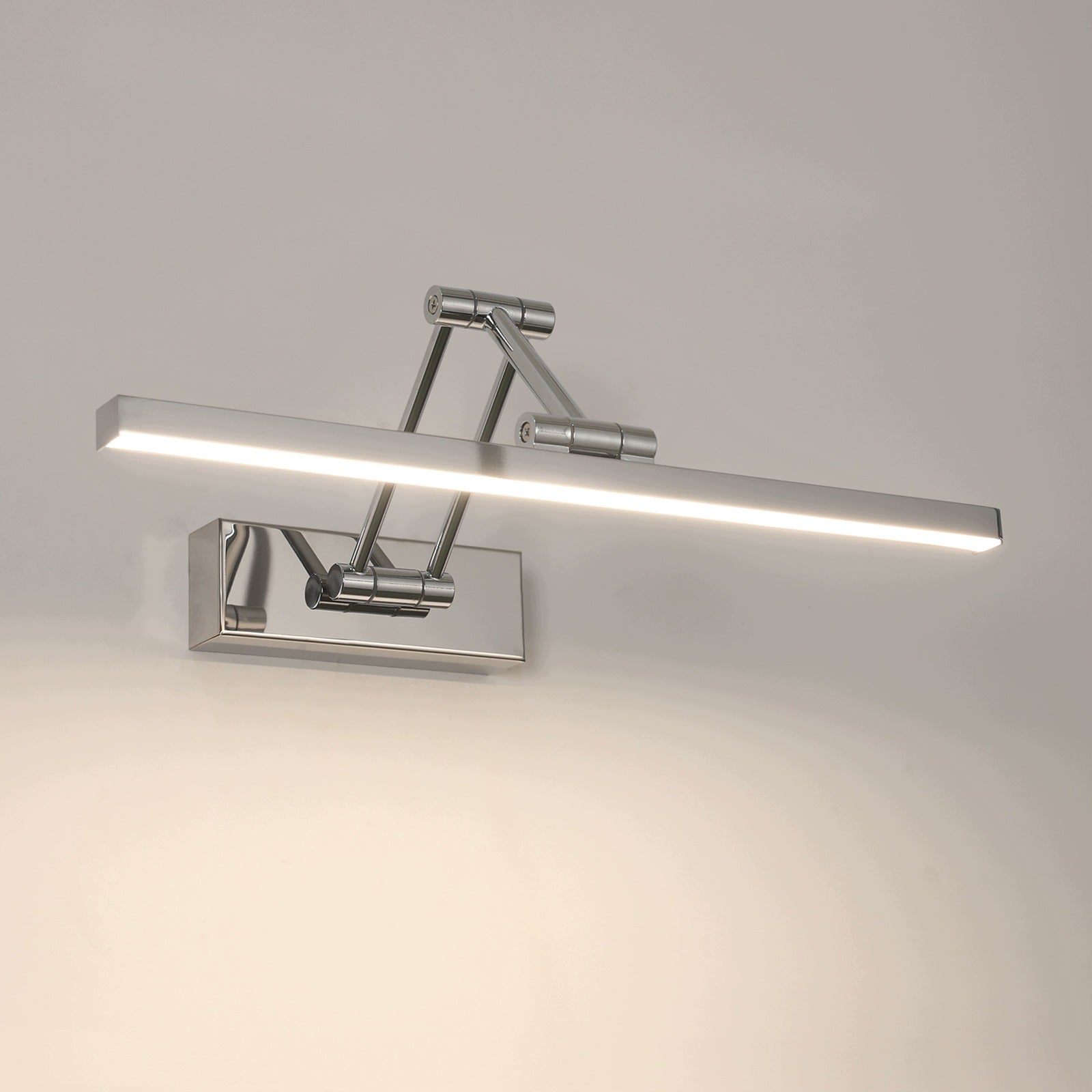 KINKIET LED LAMPA SCIENNA CHROM LAZIENKOWY OBROTOWY NOWOCZESNA 4500K 9W
