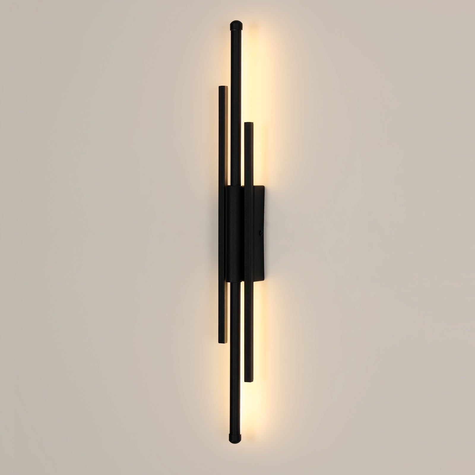 KINKIET LED LAMPA SCIENNA CZARNA NOWOCZESNA W KORYTARZ 3000K/4500K/6500K 8W Packaging status original