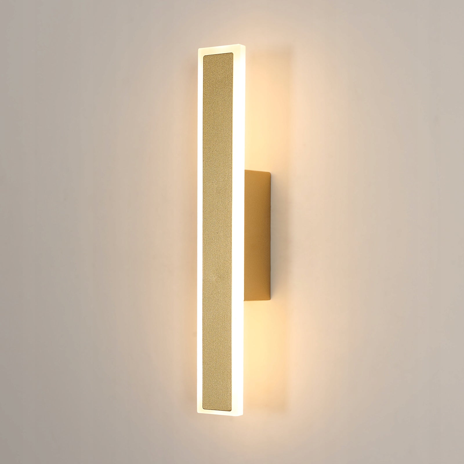 KINKIET LED LAMPA ŚCIENNA ZŁOTA NOWOCZESNA DO SALONU KORYTARZ 12W 3000K Manufacturer code 30924038