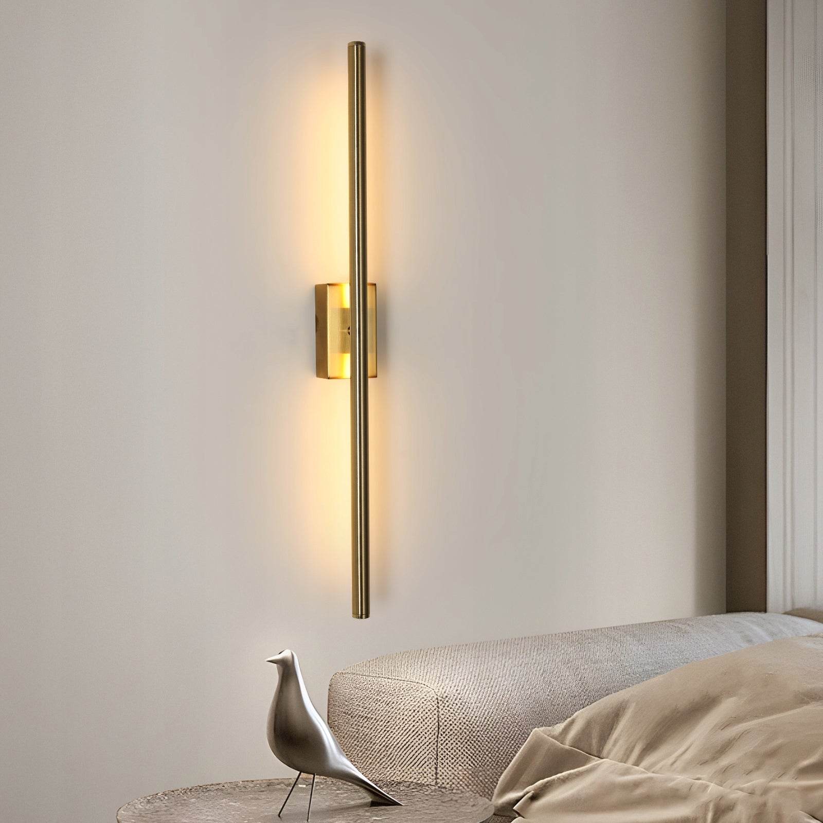 KINKIET LED LAMPA SCIENNA ZŁOTY LOFT NOWOCZESNA DO SALONU KORYTARZ 8W 3000K Manufacturer code 30910503