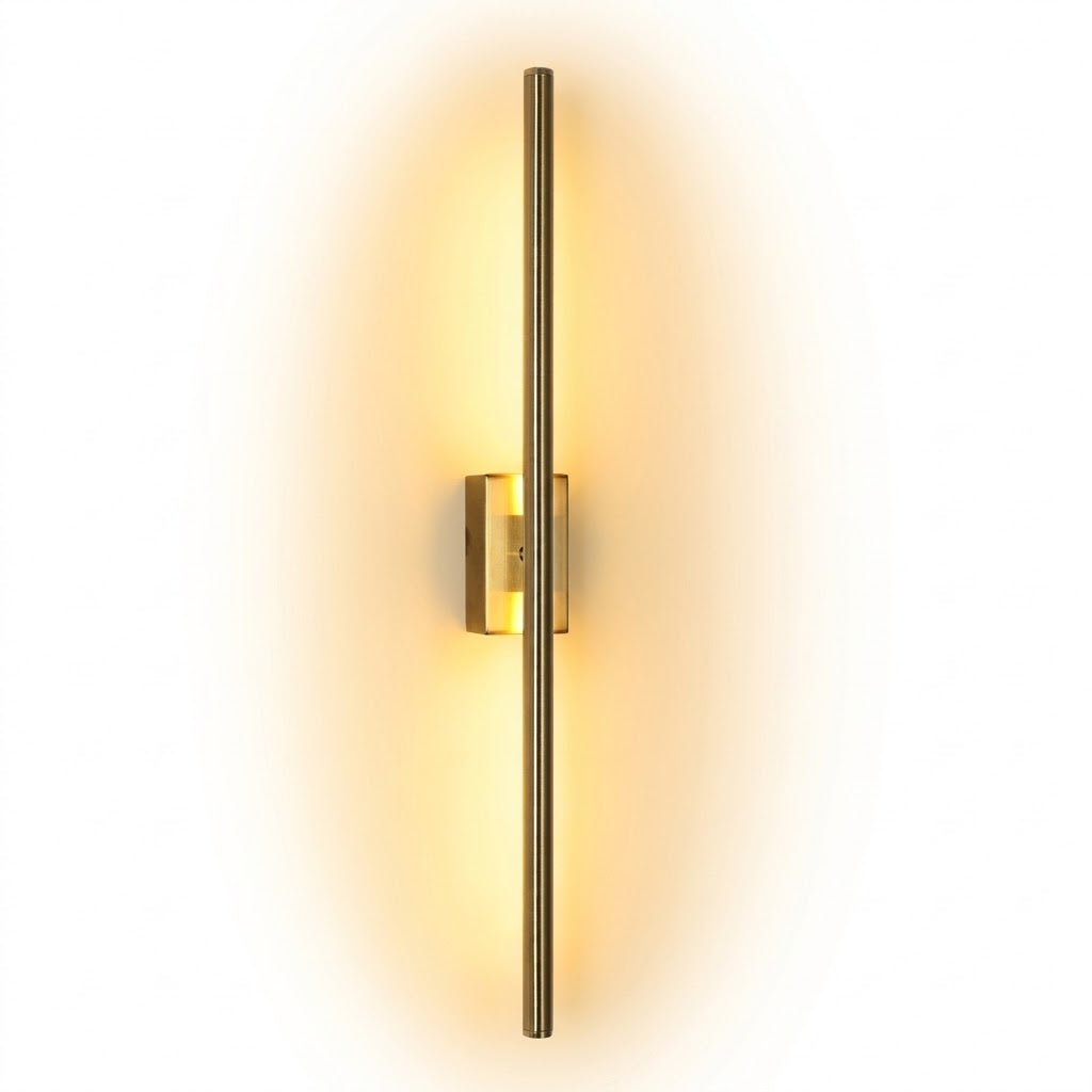 KINKIET LED LAMPA SCIENNA ZŁOTY LOFT NOWOCZESNA DO SALONU KORYTARZ 8W 3000K Packaging status original