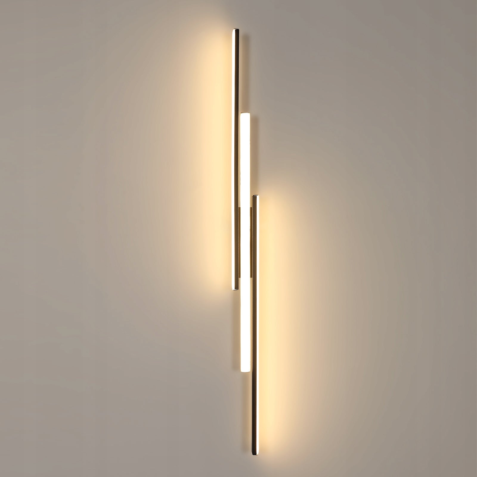 KINKIET SCIENNY LED LAMPA CZARNY WEWNETRZNY NOWOCZESNY SYPIALNI 24W 3000K