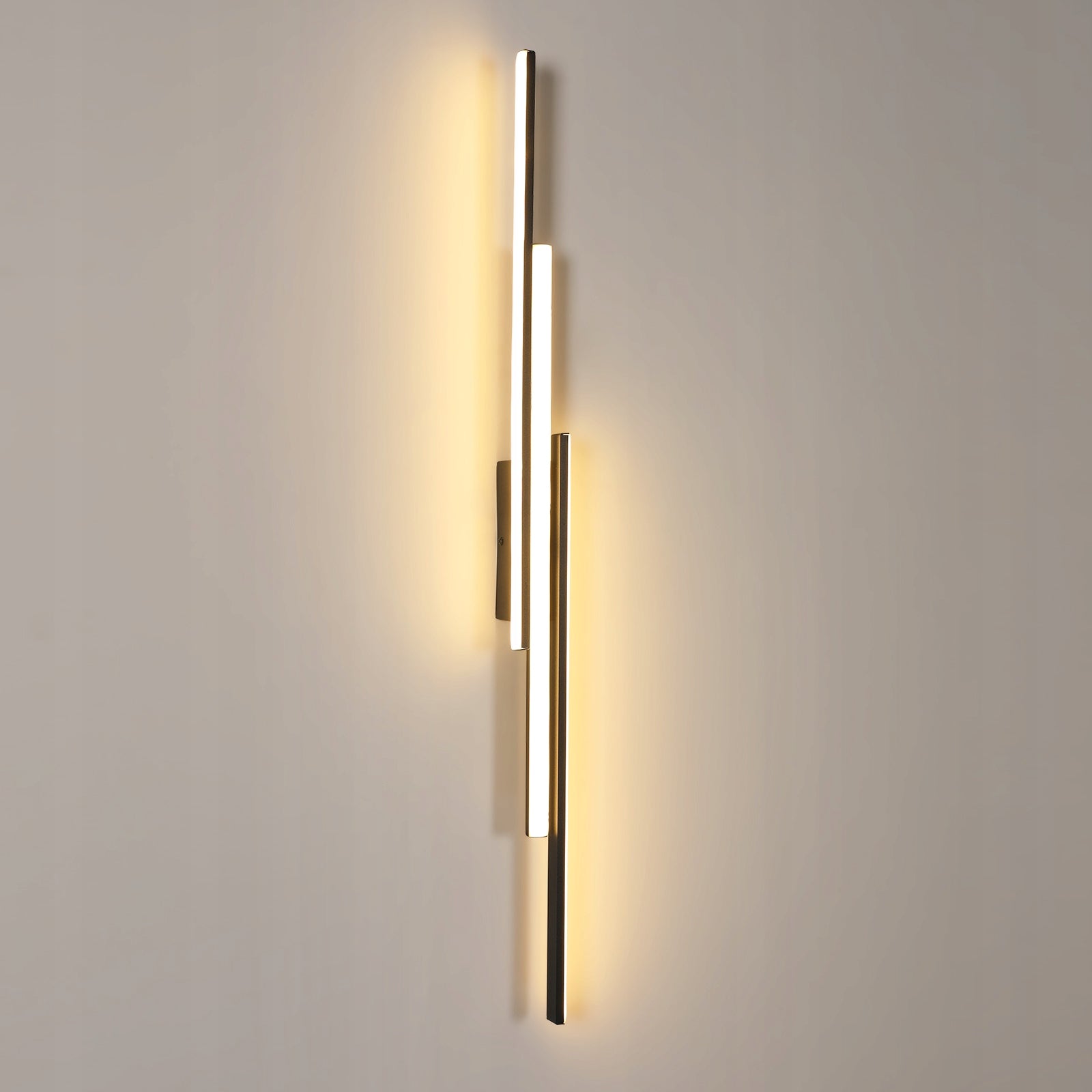 KINKIET SCIENNY LED LAMPA SCIENNA CZARNA NOWOCZESNA DO SALONU 3000K 24W Packaging status original