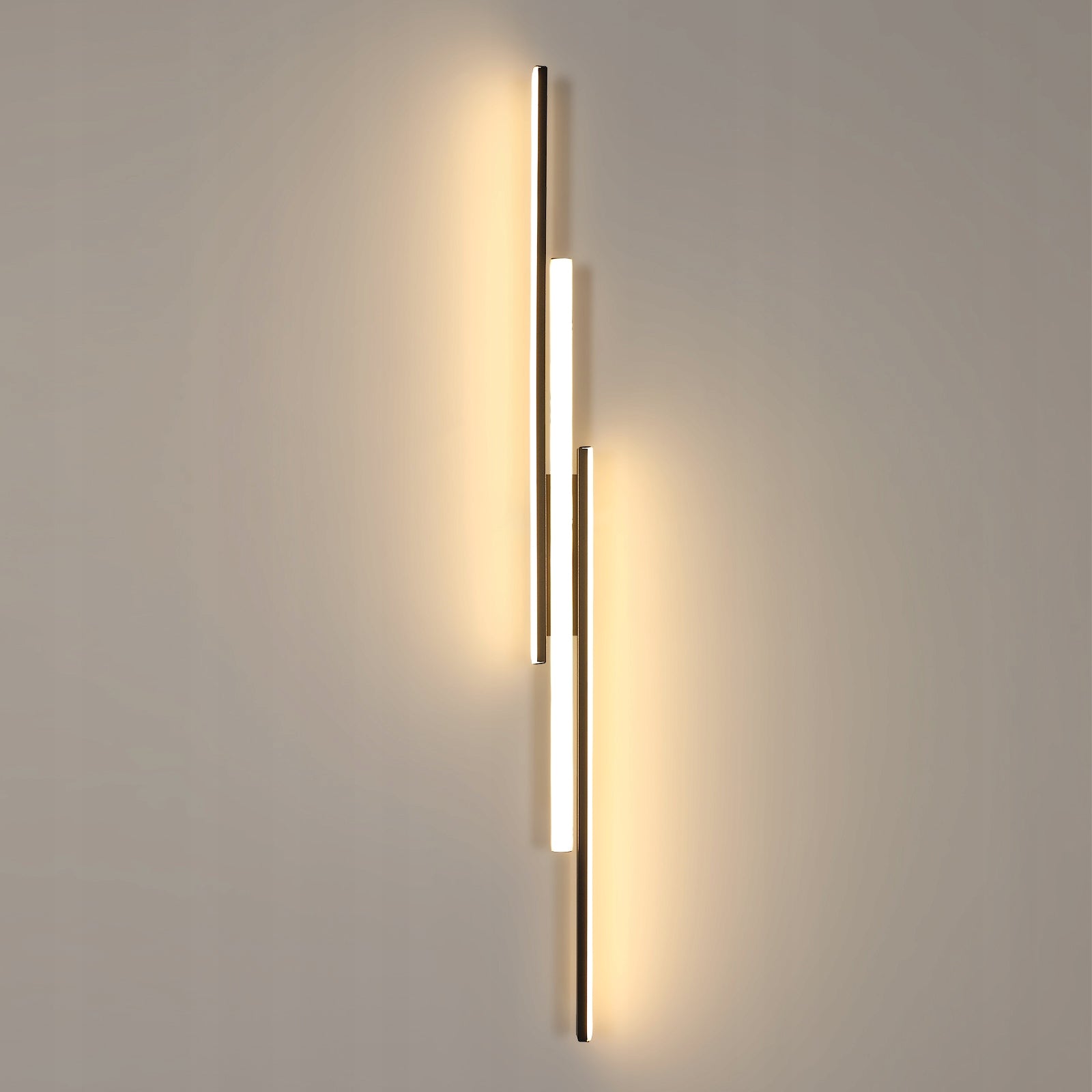 KINKIET SCIENNY LED LAMPA SCIENNA CZARNA NOWOCZESNA DO SALONU 3000K 24W