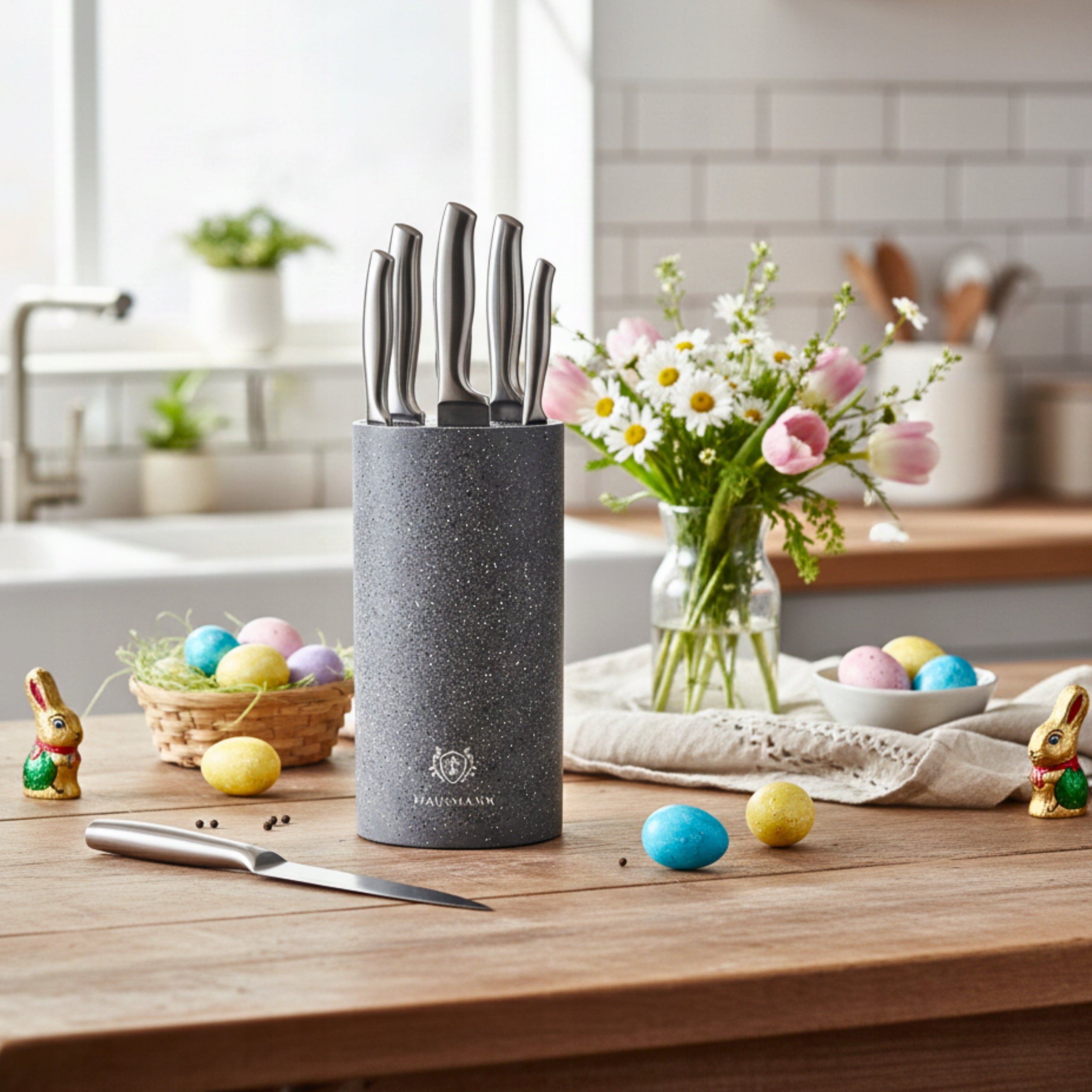 KITCHEN BLOCK LARGE KNIFE RACK UNIVERSAL CONTAINER INSERT STAMEN XL Packaging status original