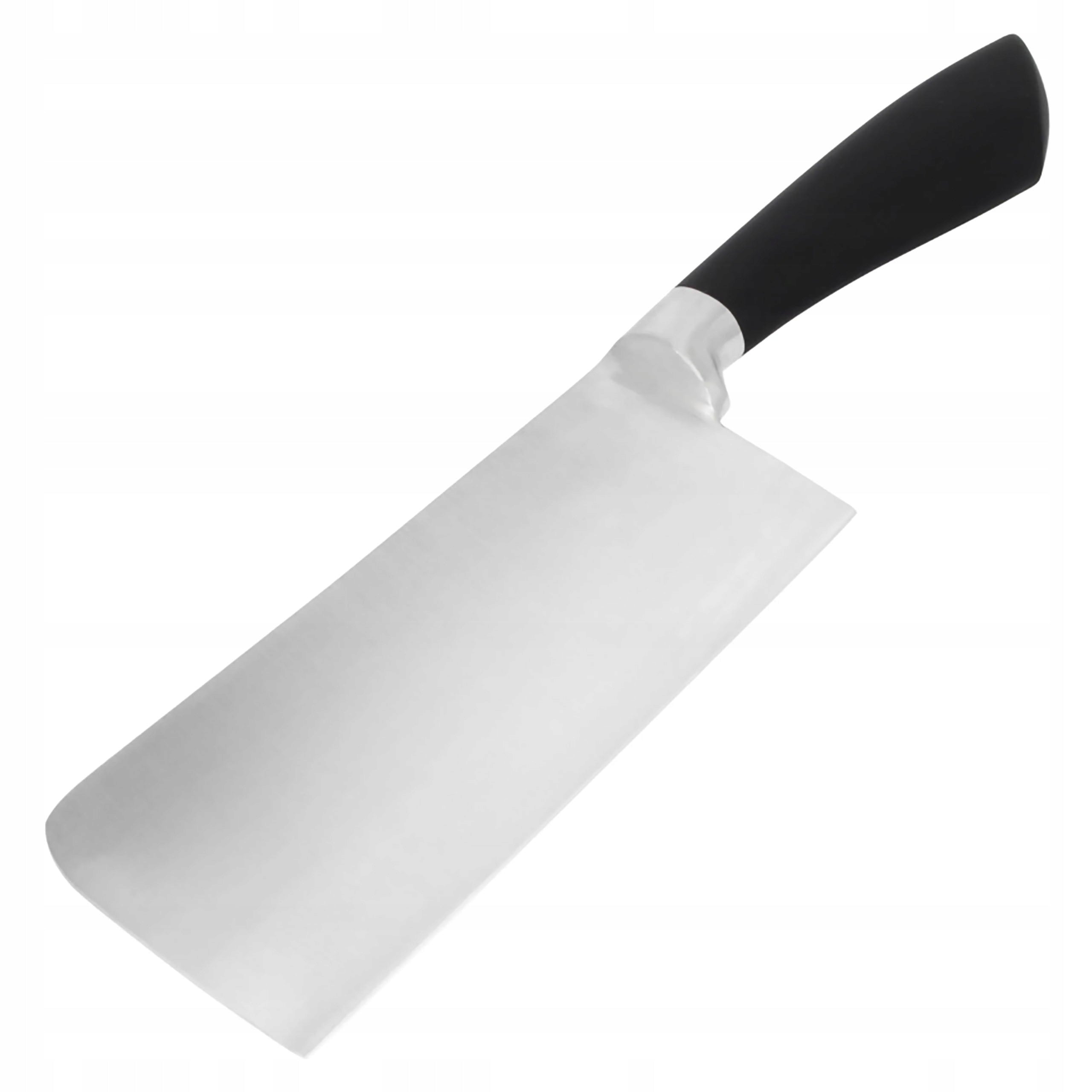 KITCHEN CLEAVER FOR MEAT Vegetables Stainless Steel Black 31x8 Steel Sharp Manufacturer code TASAK KUCHENNY DO MIĘSA stalowy 31x8 Banti