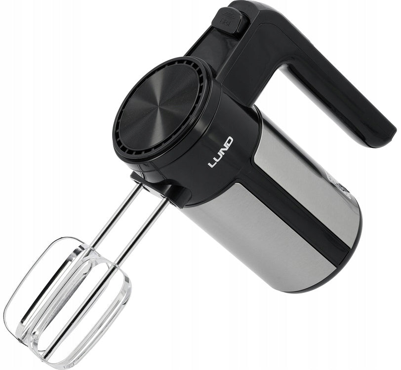 KITCHEN HAND MIXER FOR CAKE CREAM 500W 6 GEARS +TURBO 4 STIRRERS LUND Brand Lund