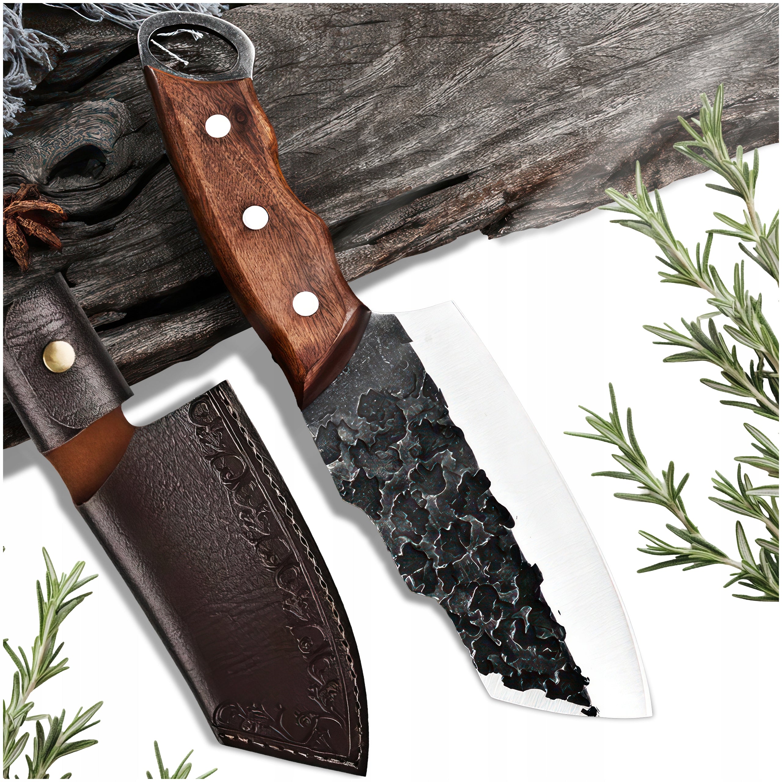 KITCHEN KNIFE CHOPPER CLEAVER JAPANESE BUTCHER CHEF MEAT FISH BONES