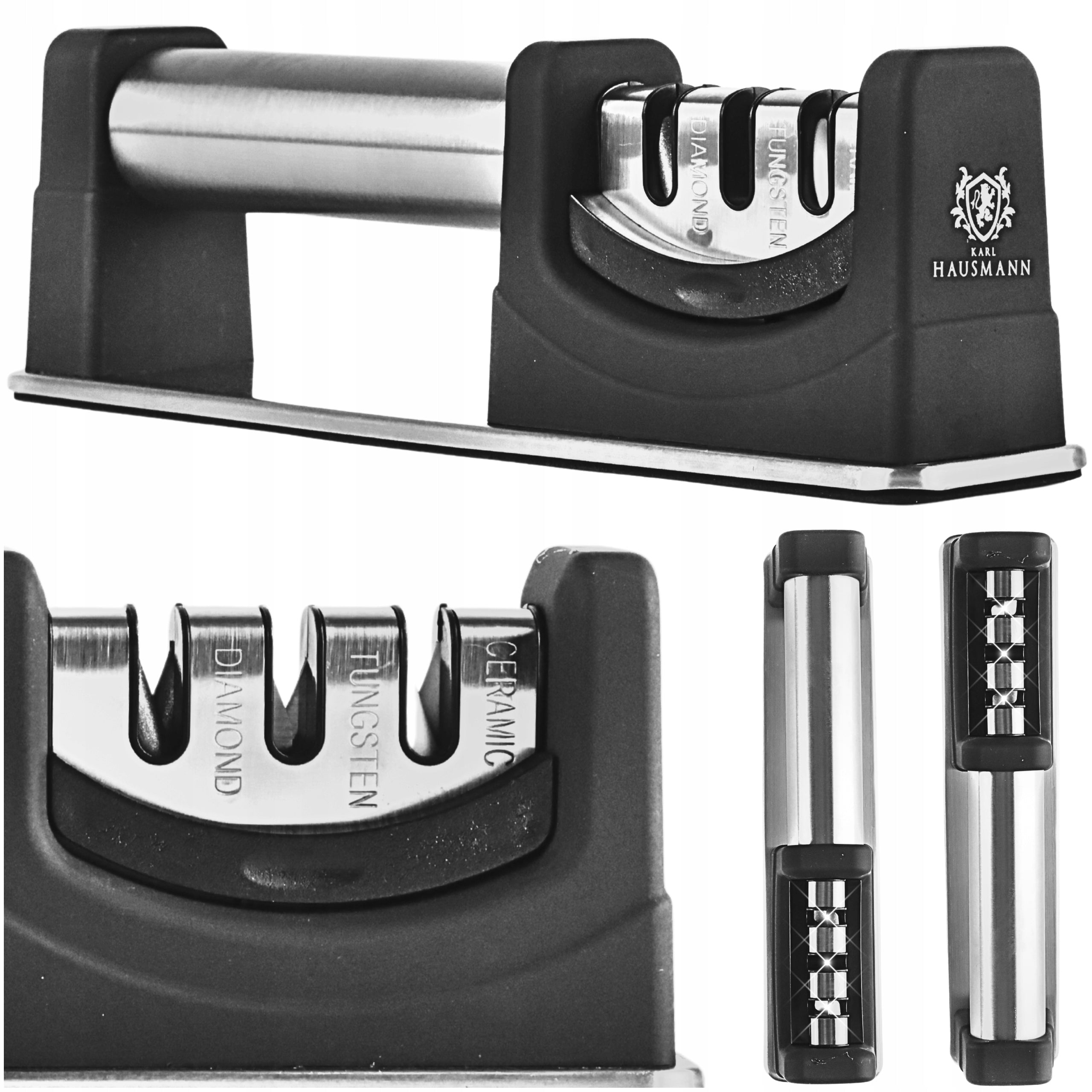 KITCHEN KNIFE SHARPENER DIAMOND DONKEY SHARPENER 3in1 THREE PHASE