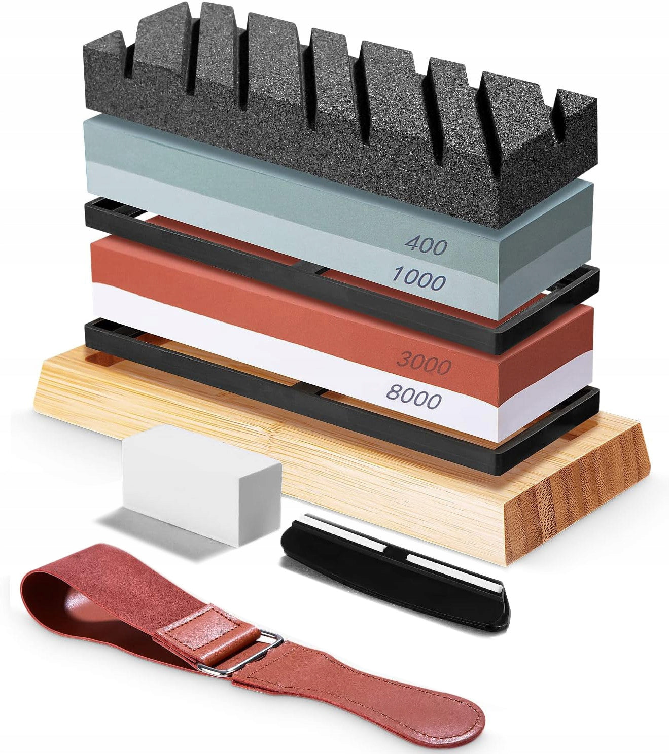 KITCHEN KNIFE SHARPENER WATER STONE WHETSTONE SHARPENING STONES