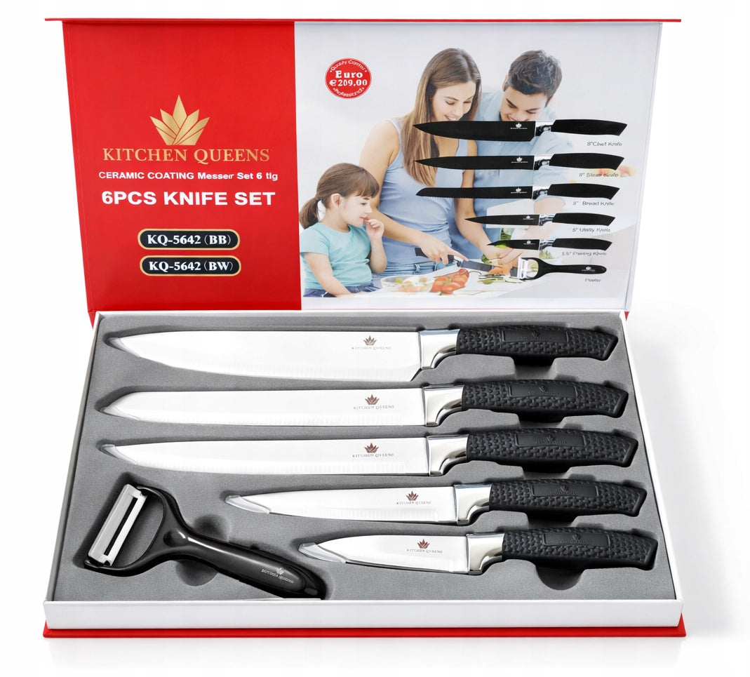 KITCHEN KNIVES SET OF KITCHEN KNIVES SET PEELER KNIFE 6 EL.