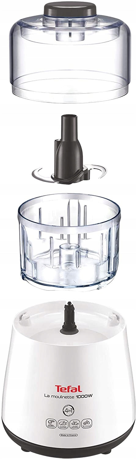 KITCHEN MALAXER TEFAL LA MOULINETTE 1000W WHITE SHREDDER Packaging status original