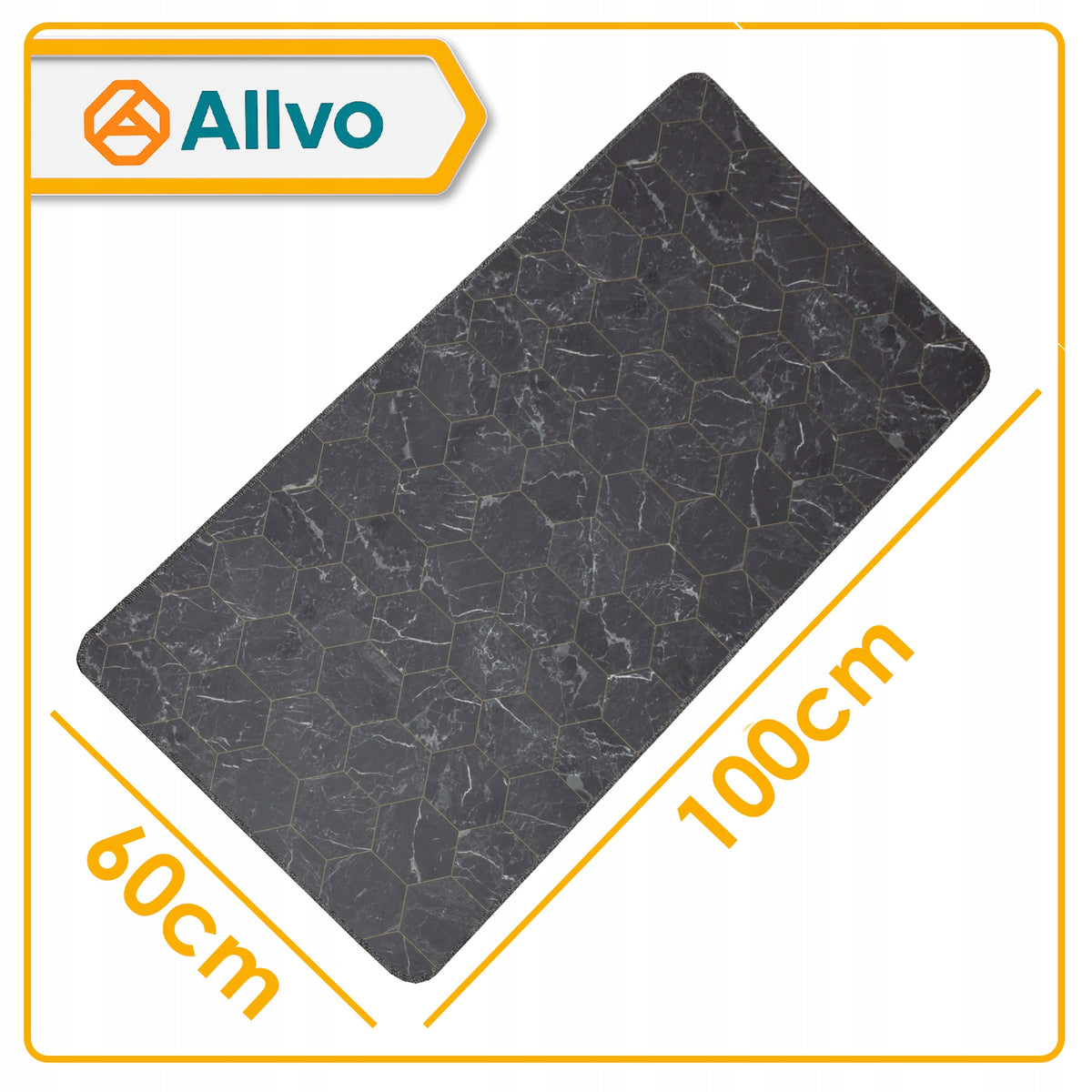 KITCHEN MAT 60x100 PVC WATERPROOF NON-SLIP WALKWAY DURABLE Product width 60 cm