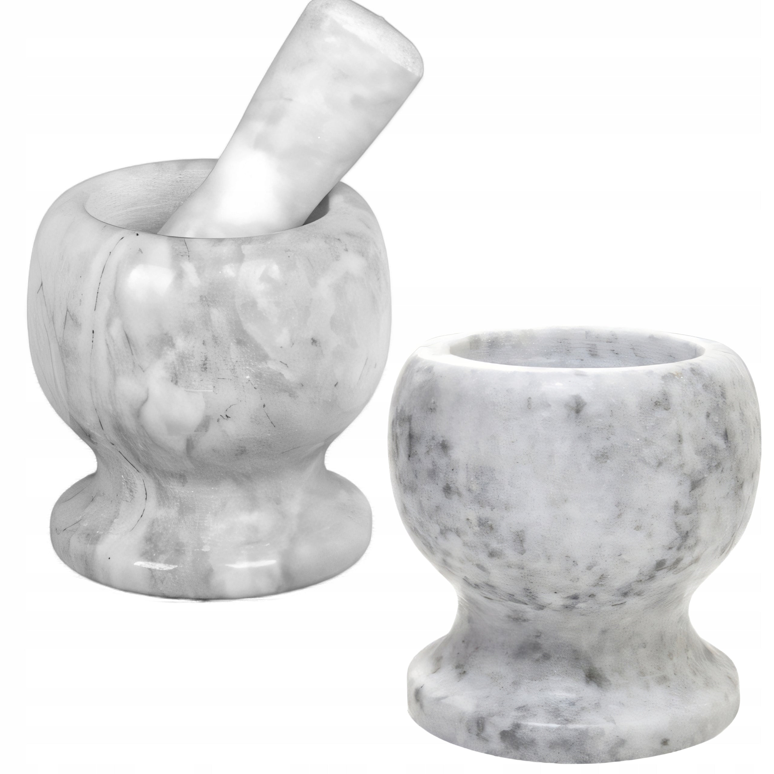 KITCHEN MORTAR STONE MARBLE WITH PESTLE FOR HERB MEDICINE SPICES Brand RETOO
