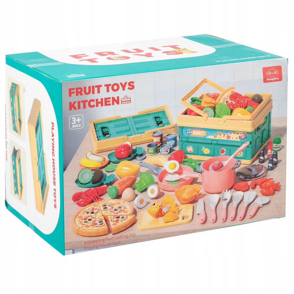 KITCHEN PICNIC SET WITH COOKING PRODUCTS SET BASKET FOR CHILDREN Manufacturer code NO-2002006
