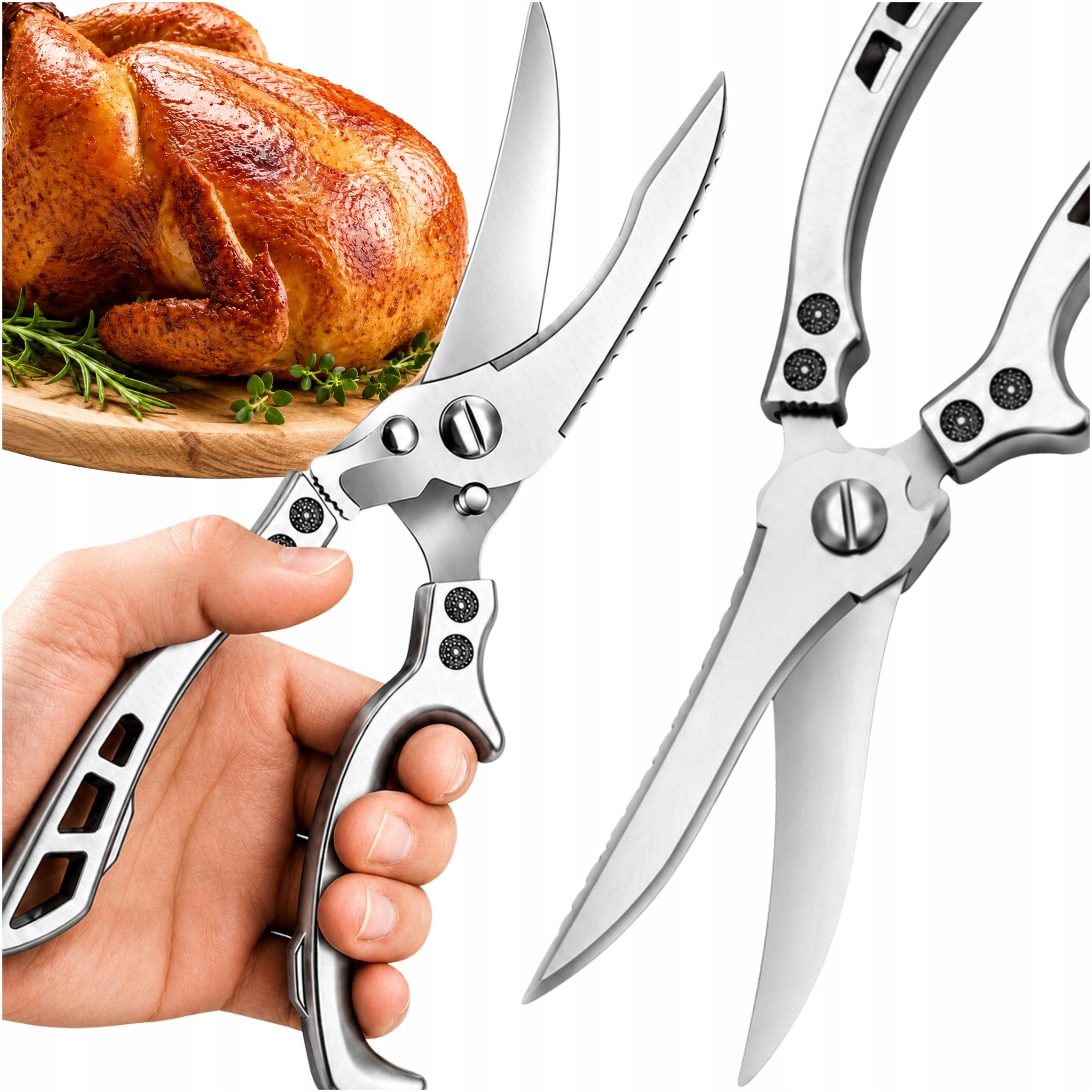 KITCHEN SCISSORS STEEL FOR MEAT CUTTING CHICKEN FISH