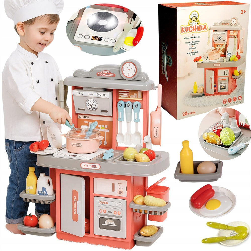 KITCHEN SET FOR CHILDREN KITCHEN WITH ACCESSORIES POTS TOY TO PLAY WITH EAN (GTIN) 5906196004639