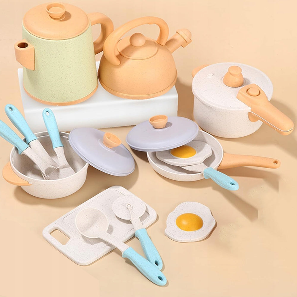 KITCHEN SET FOR PRETEND TOYS EDUCATIONAL GIFT FOR CHILDREN Packaging status original