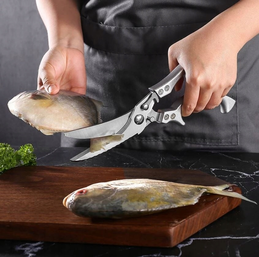 KITCHEN SHEARS STEEL FOR MEAT CUTTING CHICKEN FISH 25.5CM Brand no brand