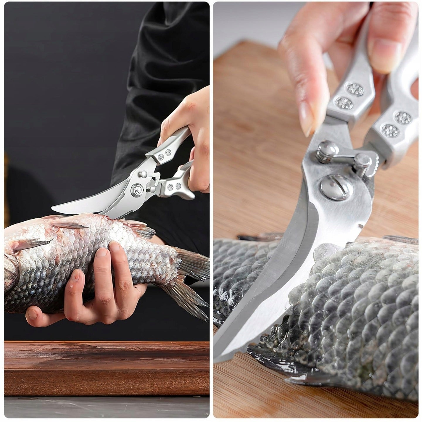 KITCHEN SHEARS STEEL FOR MEAT CUTTING CHICKEN FISH 25.5CM Manufacturer code jigujian