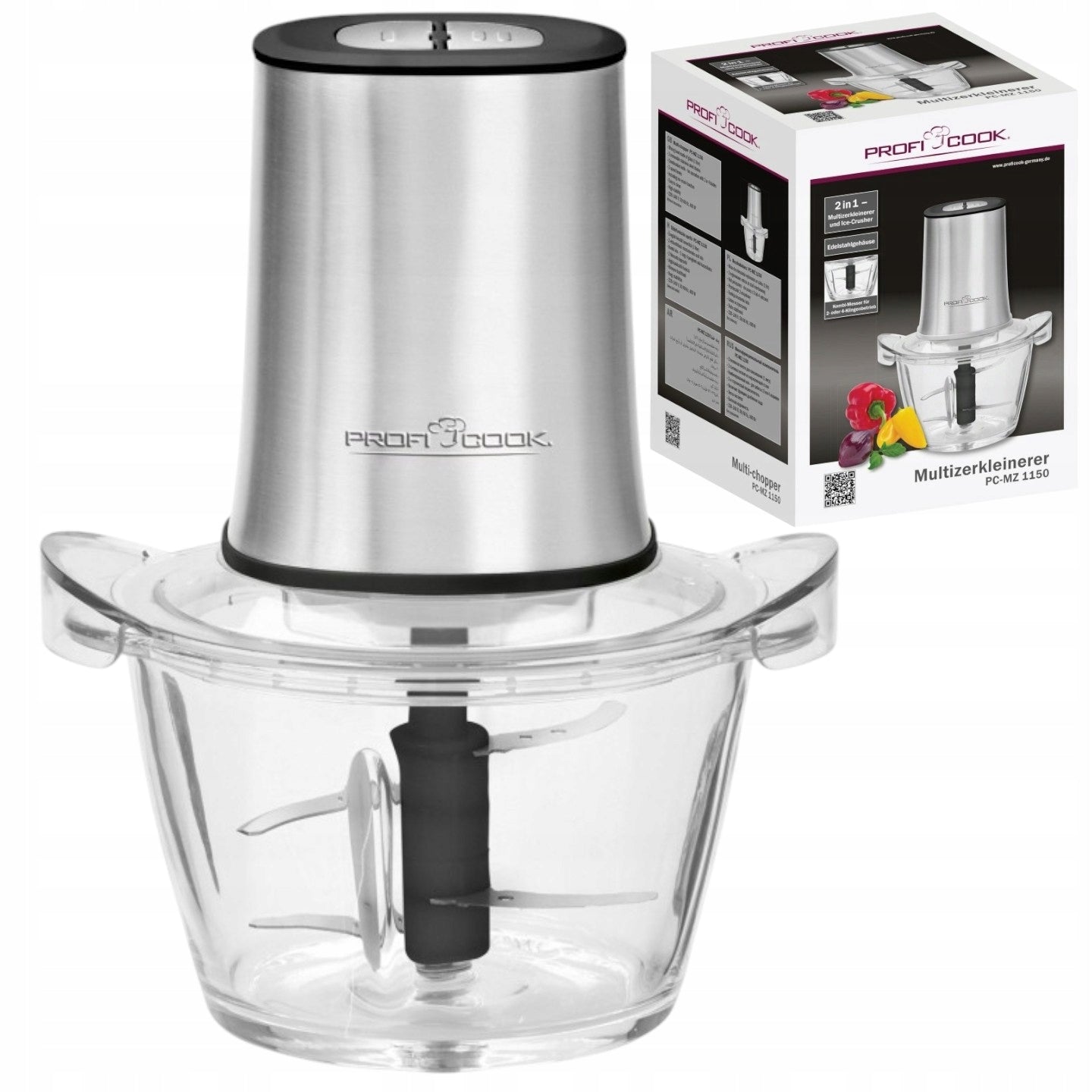 KITCHEN SHREDDER GLASS VEGETABLE SHREDDER FRUIT MEAT ICE CHOPPER