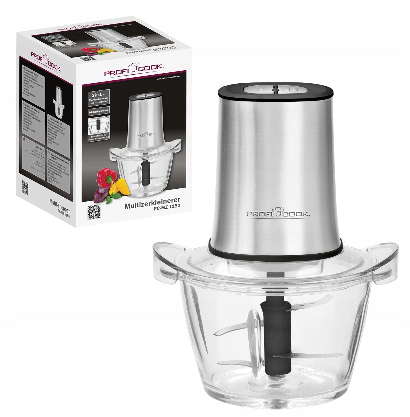 KITCHEN SHREDDER GLASS VEGETABLE SHREDDER FRUIT MEAT ICE CHOPPER