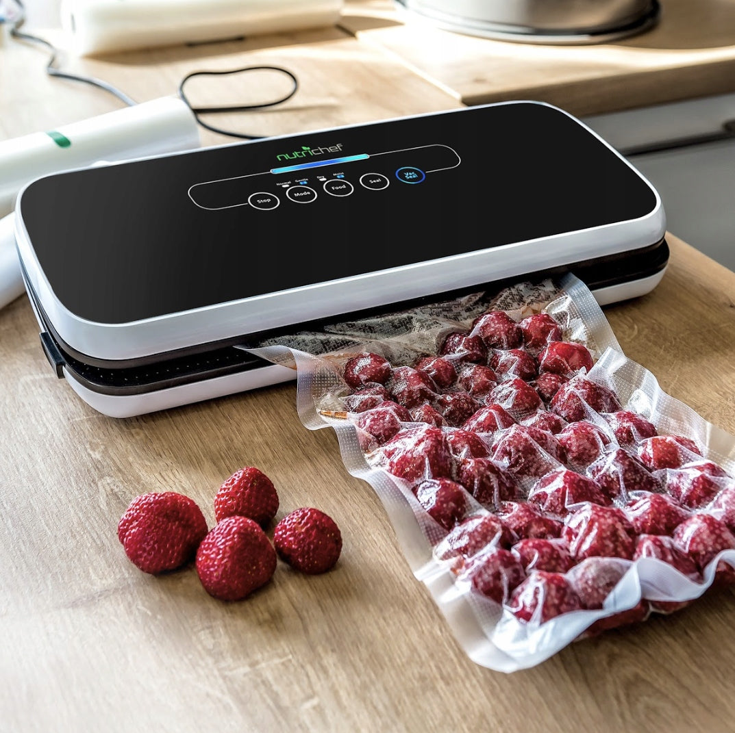KITCHEN VACUUM SEALER FOR FOOD PACKAGING NUTRICHEF DISPLAY Material synthetic material