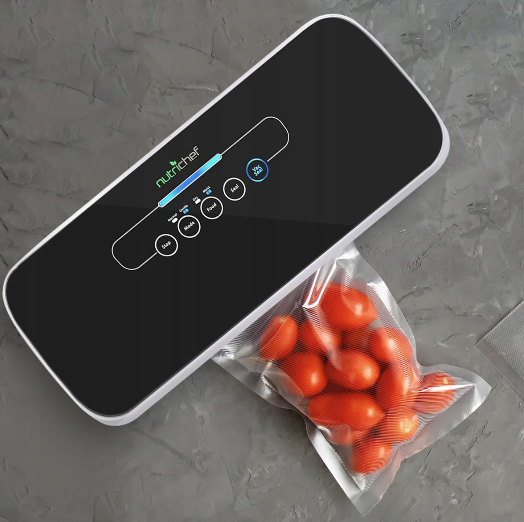 KITCHEN VACUUM SEALER FOR FOOD PACKAGING NUTRICHEF DISPLAY Power supply mains