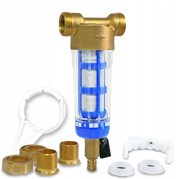 KLARWOD SELF-CLEANING 3/4" x 1" WATER PREFILTER BRASS SETTLEMENT Capacity 0 l