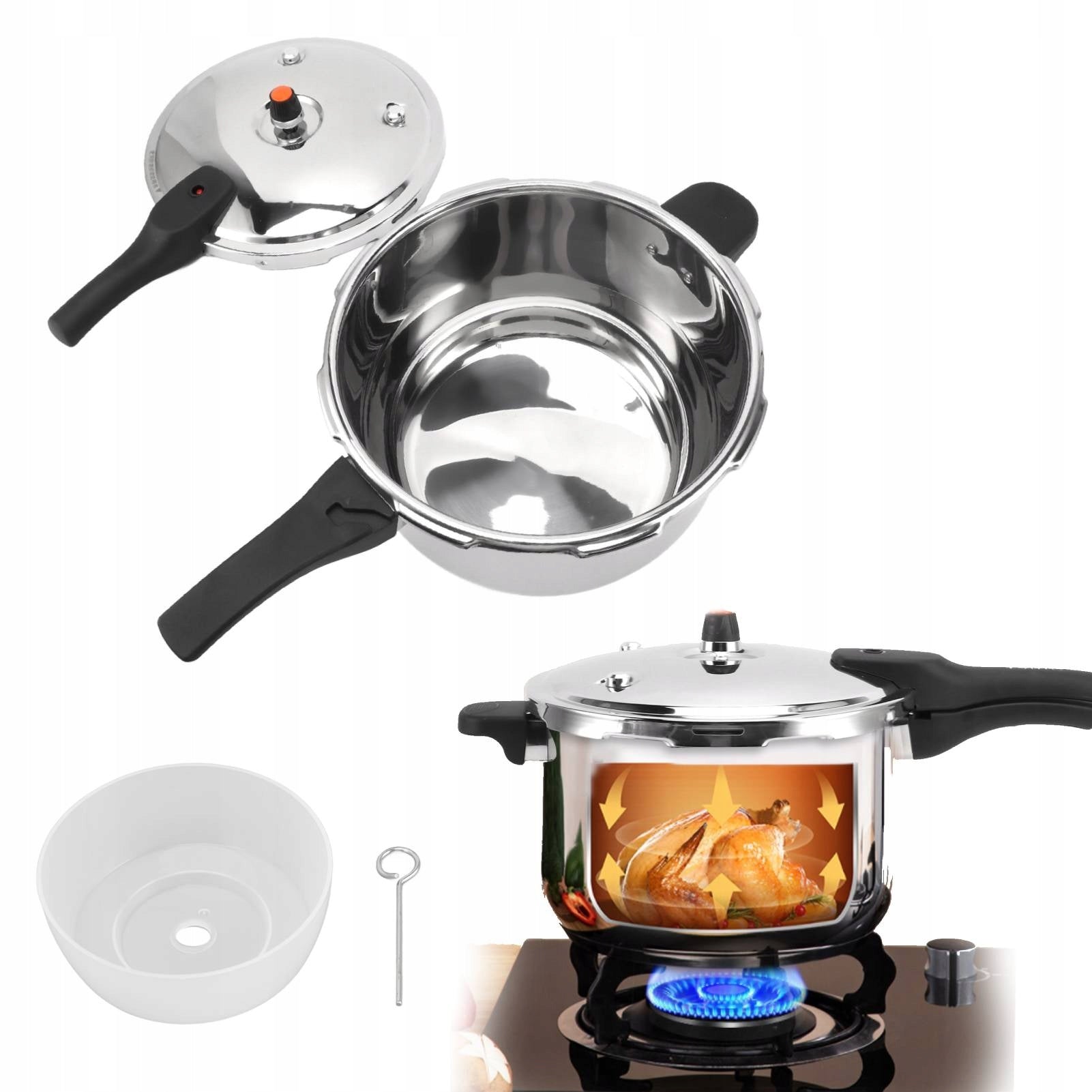 KLASSIKER PRESSURE COOKER FAST COOKING 80KPA 2L