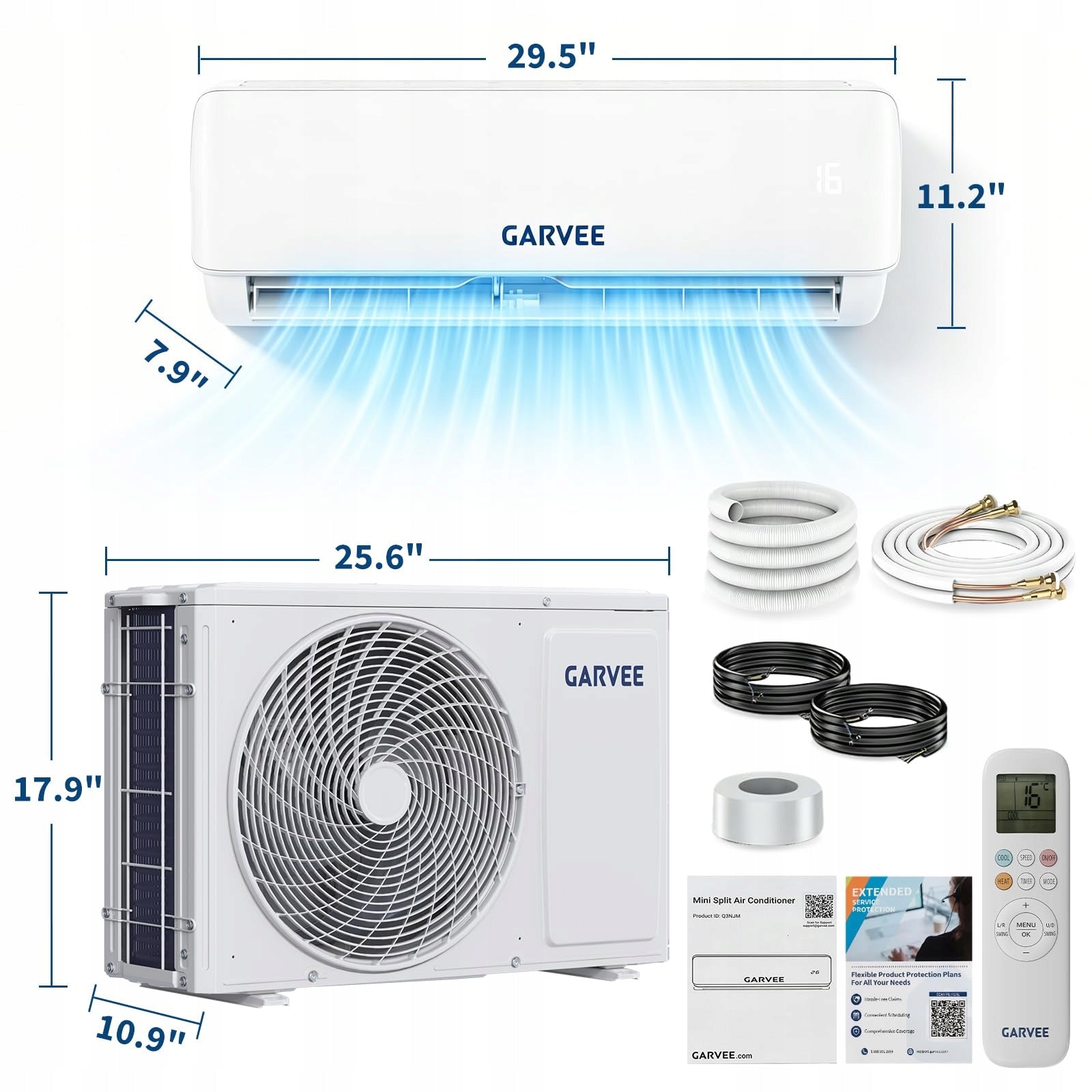 KLIMATYZATOR SPLIT ŚCIENNY 12000 BTU INWERTER A++ WIFI Z OGRZEWANIEM R32 Medical device no