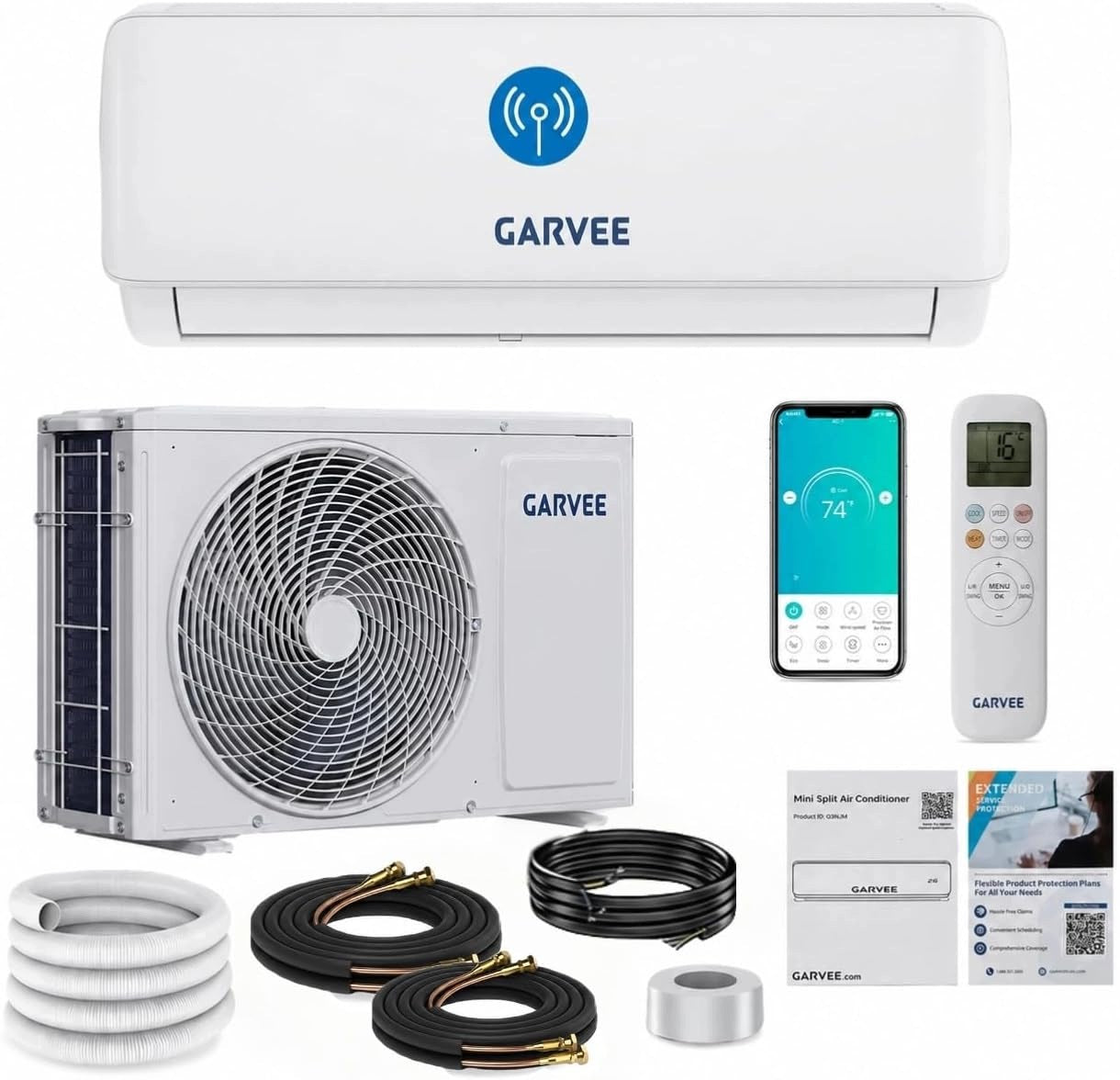 KLIMATYZATOR SPLIT ŚCIENNY 12000 BTU INWERTER A++ WIFI Z OGRZEWANIEM R32