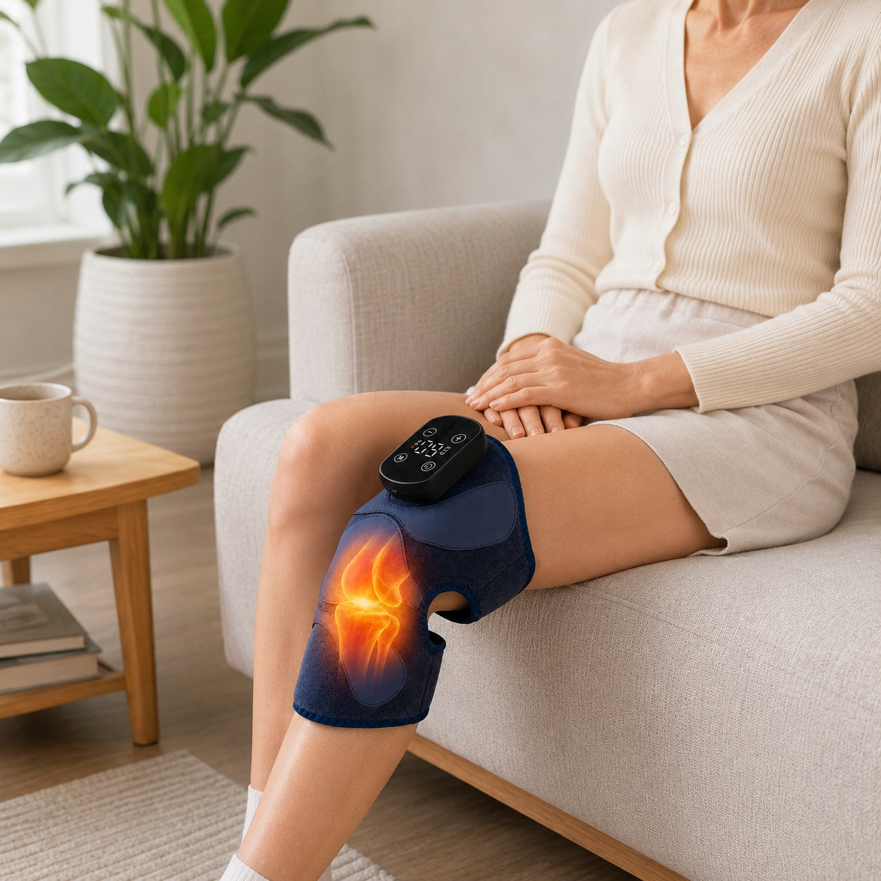 KNEE MASSAGER ELBOW SHOULDER HEATED RED LIGHT THERAPY Medical device no