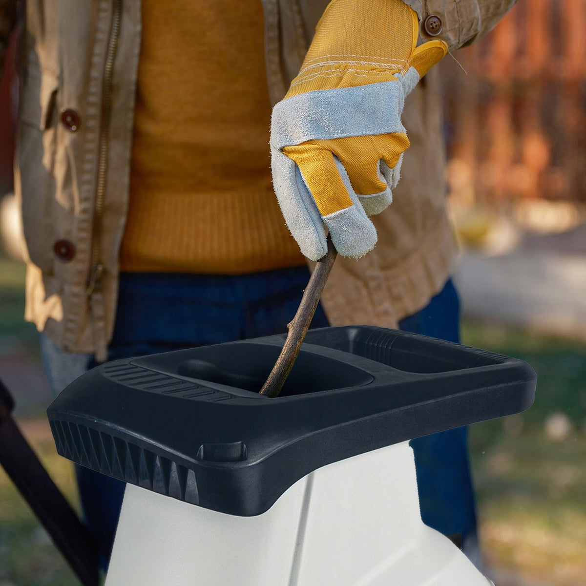 KNIFE BRANCH SHREDDER ELECTRIC CHIPPER HIGH POWER 3000W BAG 50L EAN (GTIN) 5905873300538