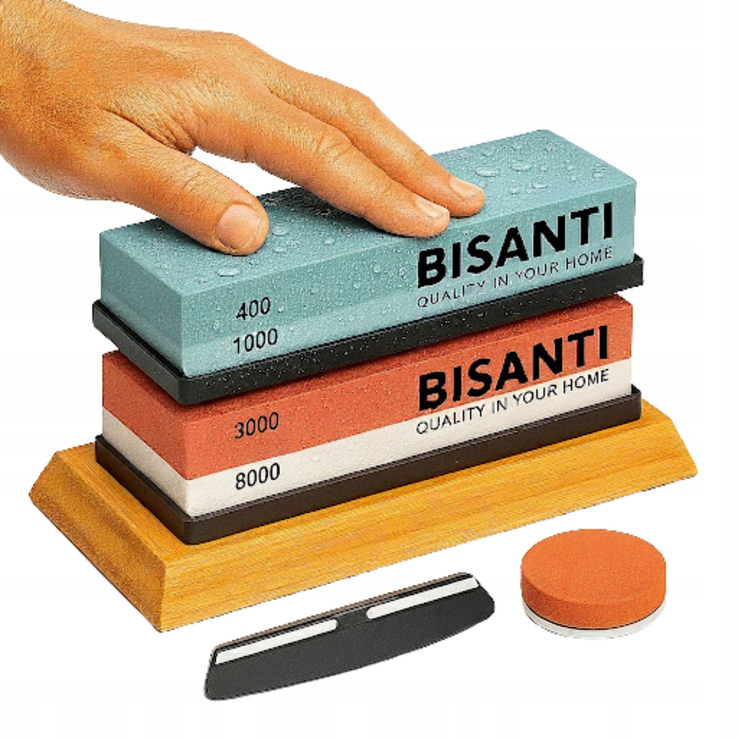 KNIFE SHARPENER WATER STONE FOR SHARPENING KITCHEN KNIVES SET