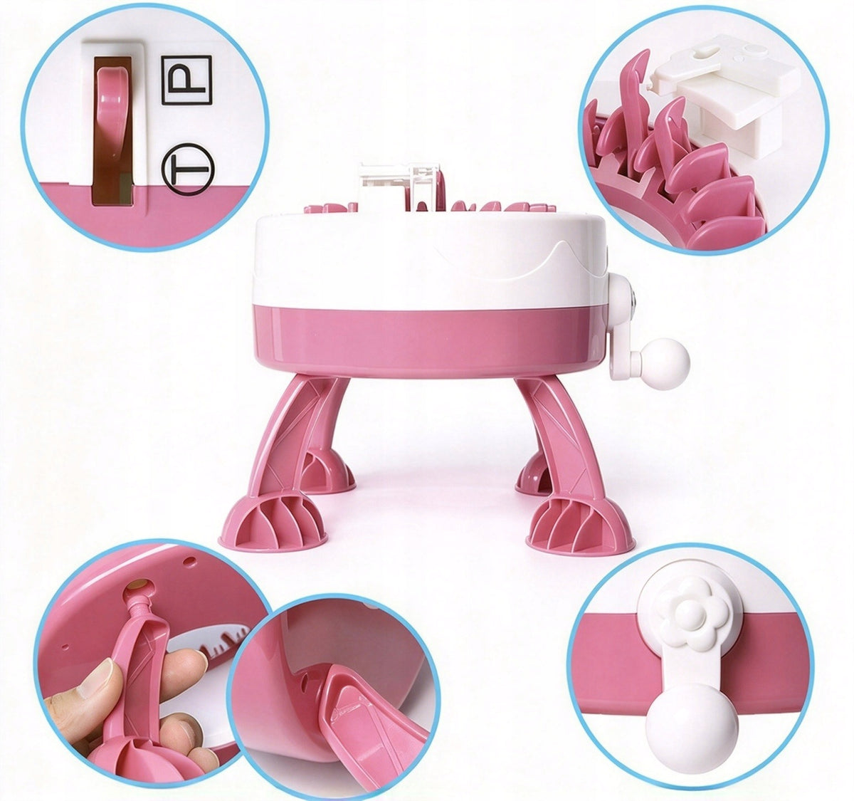 KNITTING MACHINE 2 MODES GRINDER FAST CREATIVE HATS SCARVES SOCKS Packaging status original
