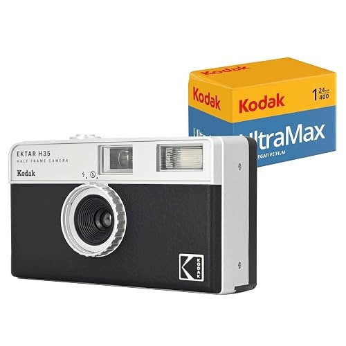 KODAK EKTAR H35 HALF FRAME CAMERA BROWN SET WITH FILM 24 EXP for home Brand no brand