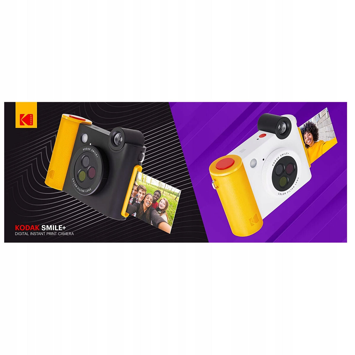 KODAK Smile+ 2-in-1 Bluetooth Digital Camera and Photo Printer - 10MP Packaging status original