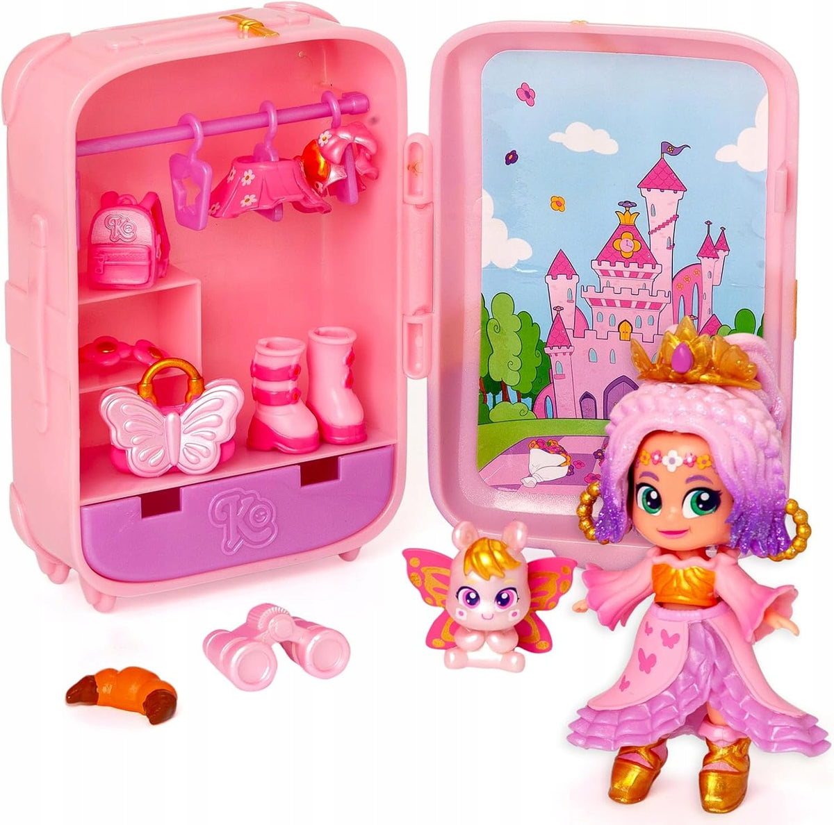 KOOKYLOOS DREAMY BLOSSOM SUITCASE COLLECTIBLE FIGURINE + SUITCASE WITH AKC. Packaging status original