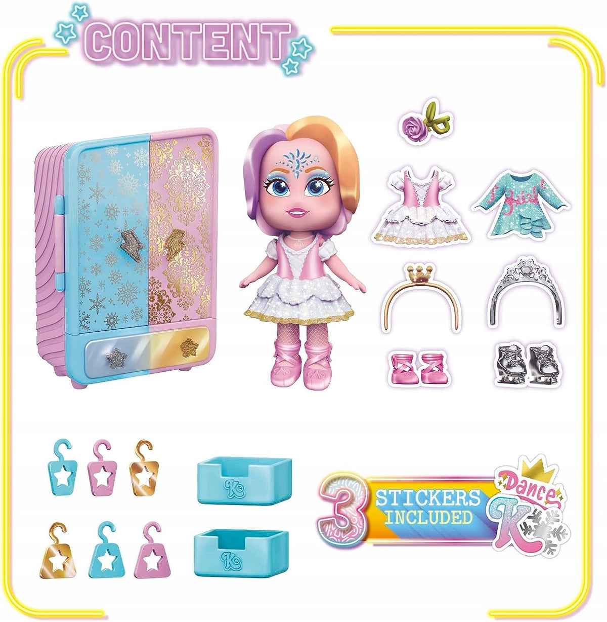 KOOKYLOOS TARA'S WARDROBE - WARDROBE WITH CLOTHES Manufacturer code 8431618018545