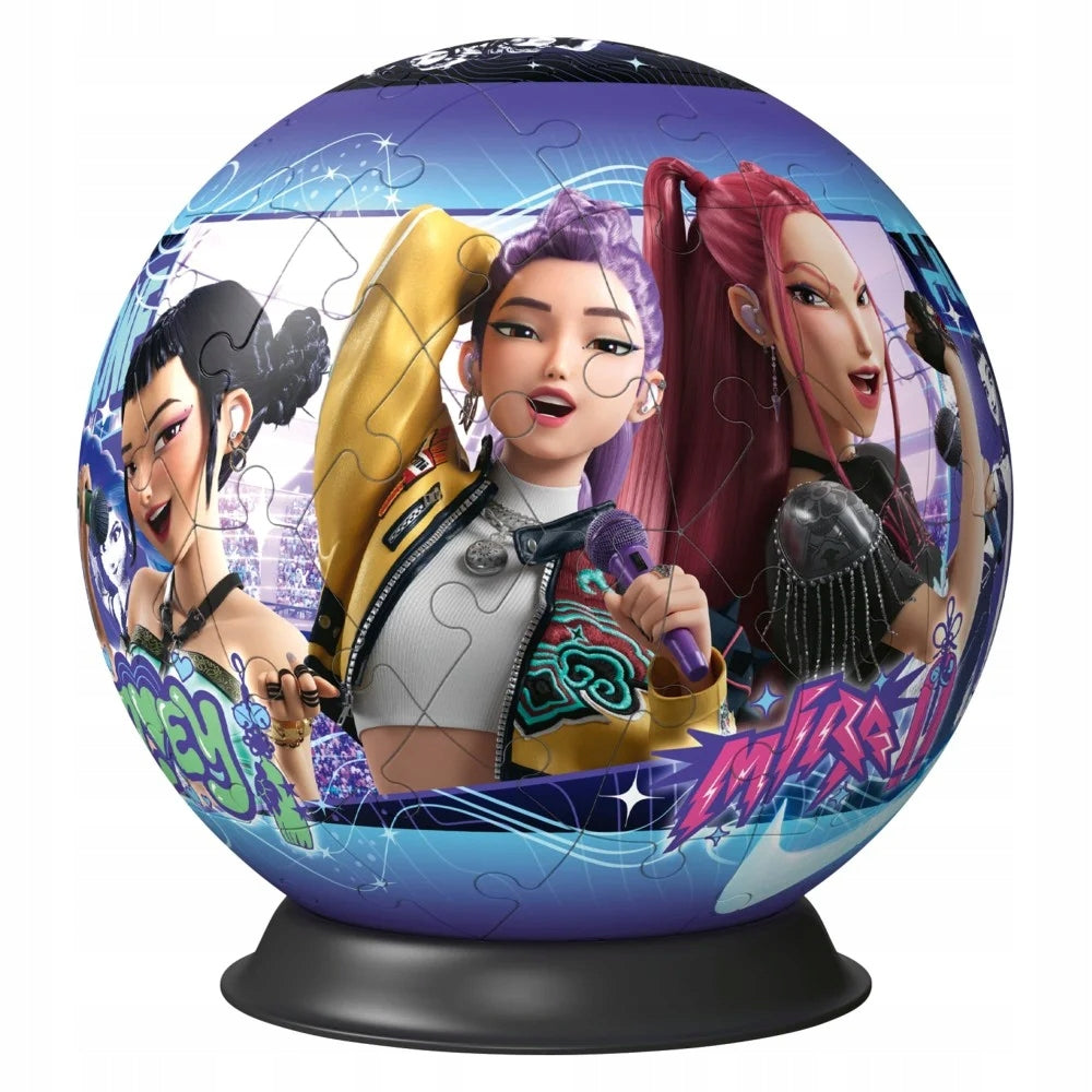KPop Demon Hunters Puzzle 3D Ball 72 el Demon Hunters Ravensburger Packaging status original