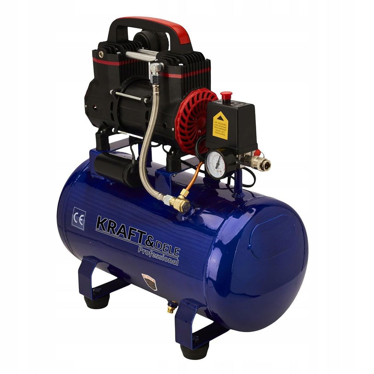 KRAFT&DELE OIL-FREE COMPRESSOR TANK 24L 1390W 220 L/MIN 2850rpm KD2128 Brand Kraft&Dele