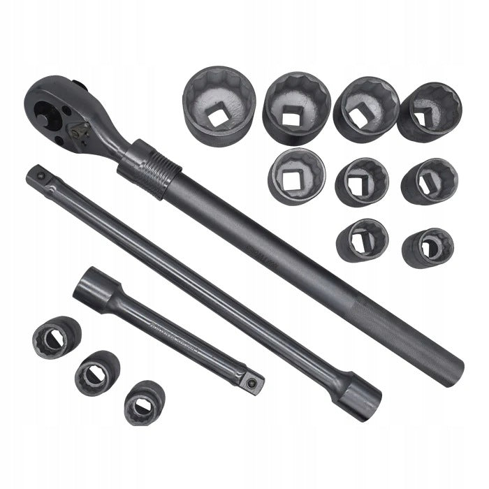 KRAFT KT-16PCS Socket Set 3/4" 16 pcs Chrome Steel Impact Sockets Brand no brand