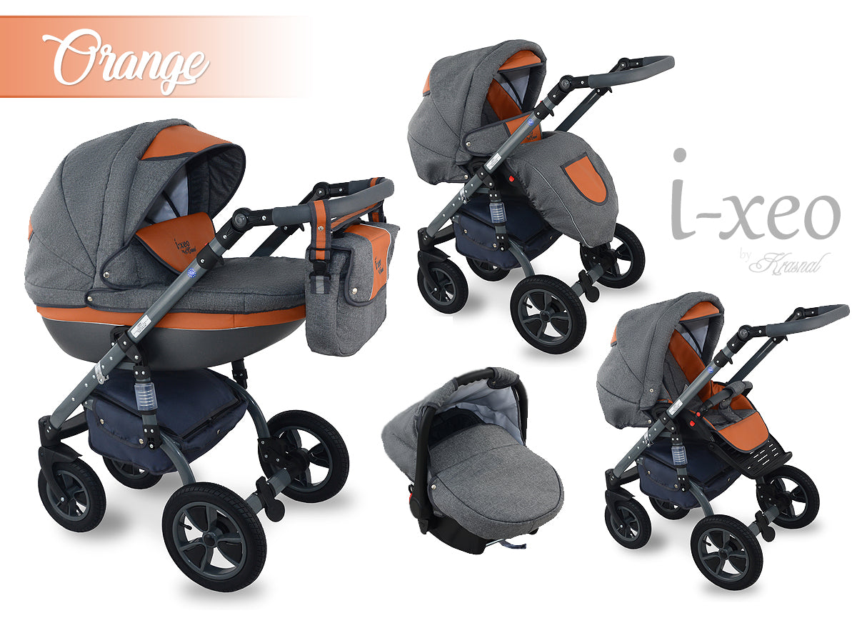 KRASNAL STROLLER 3IN1 STROLLERS I-XEO DEEP,SPAC Brand Krasnal