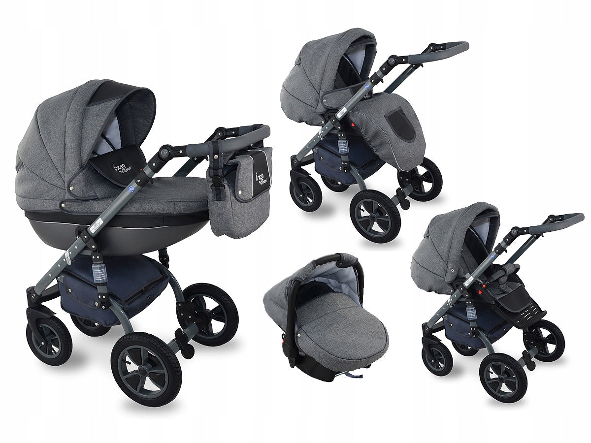 KRASNAL STROLLER 3IN1 STROLLERS I-XEO DEEP,SPAC